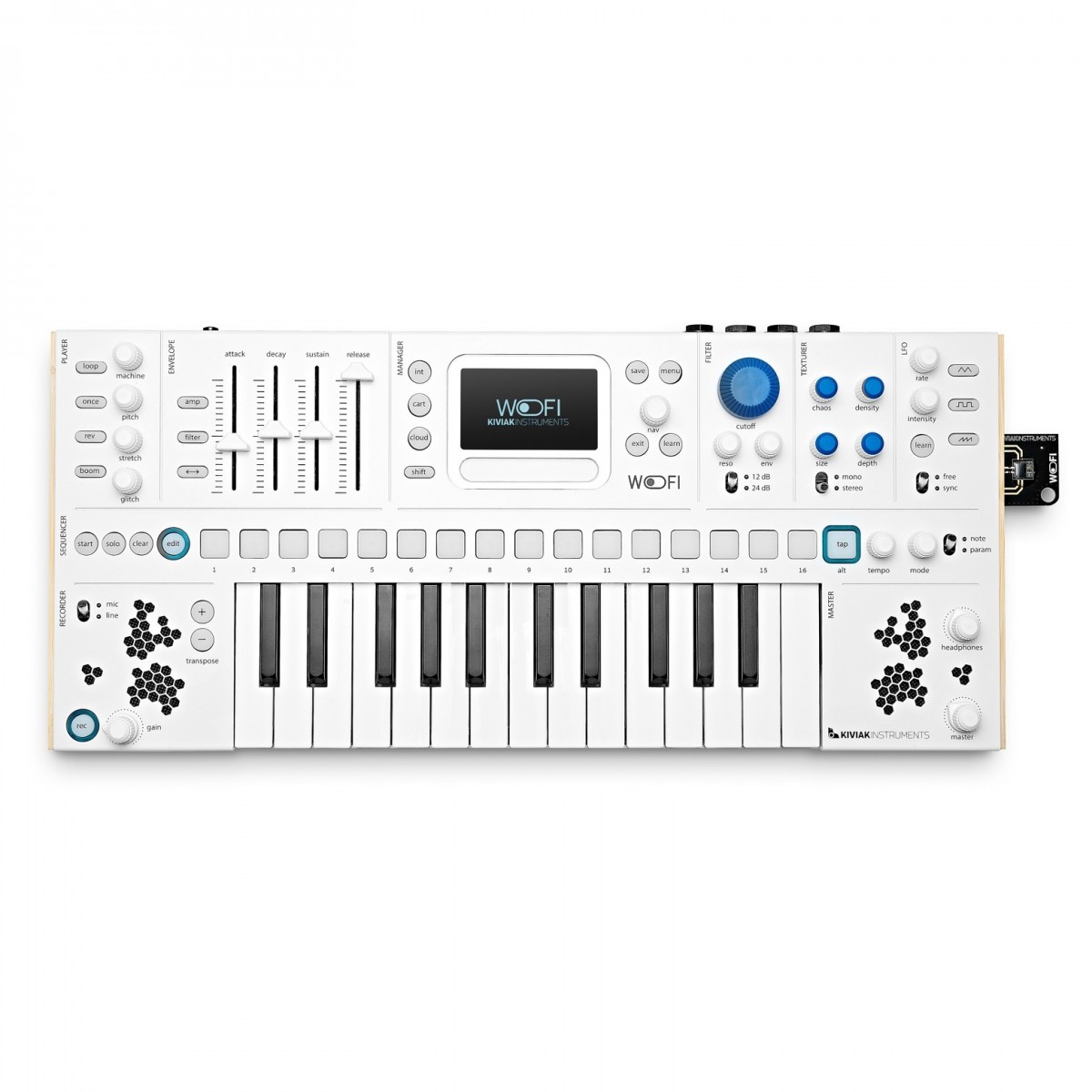 Kiviak Instruments WoFi Polyphonic Sampler Keyboard Synthesizer