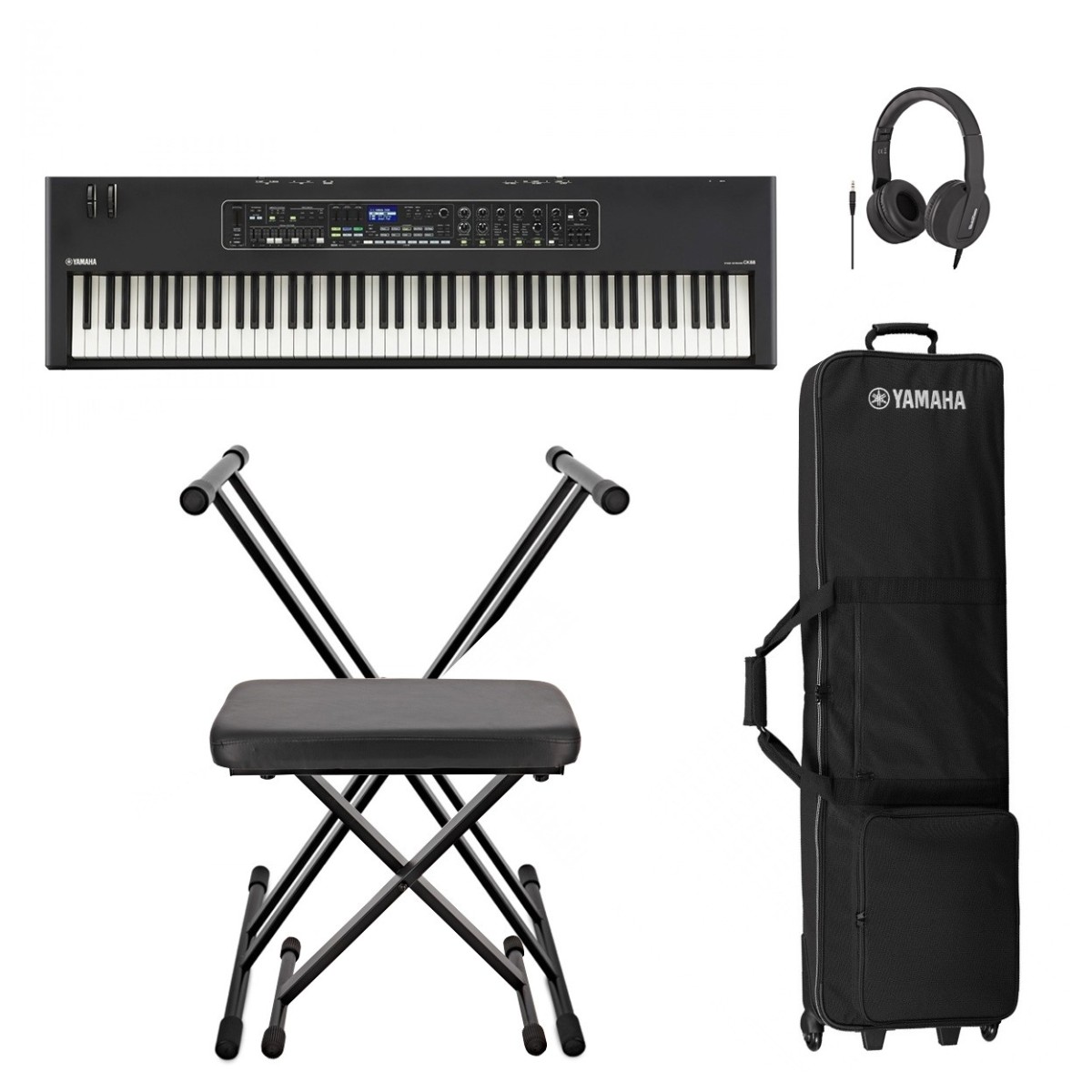 Yamaha CK88 Graded Hammer Standard Keyboard Package