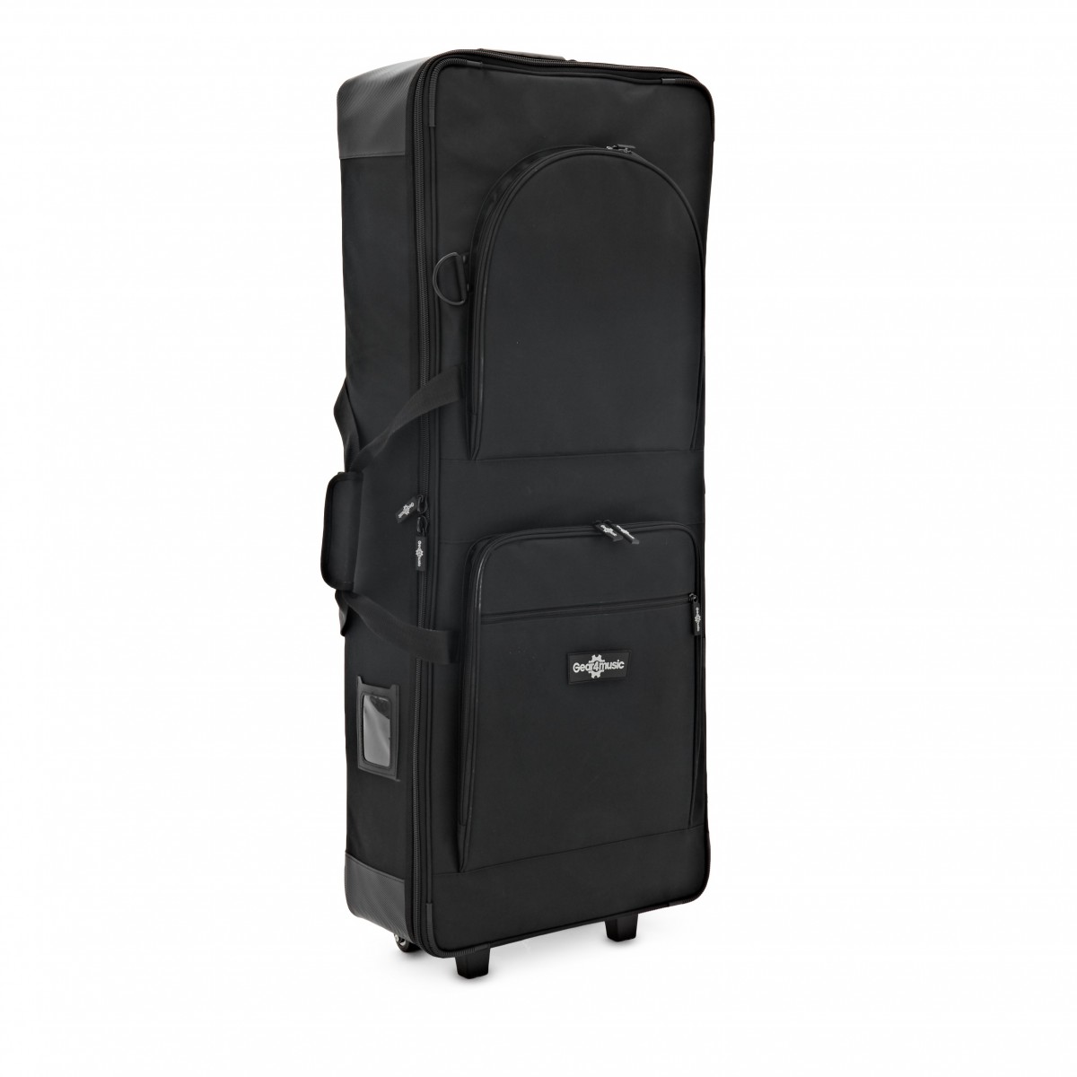 61 Key Keyboard Case with Wheels by Gear4music