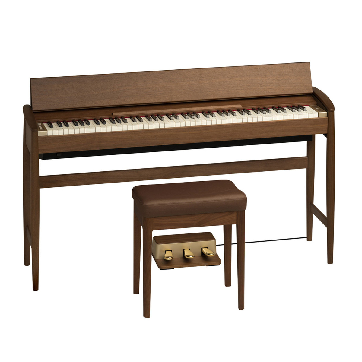 Roland Kiyola KF-10 Digital Piano with Stool, Walnut
