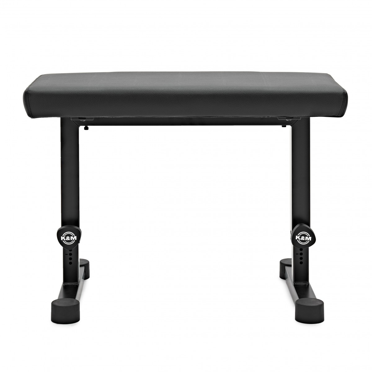 K&M 14085 Piano Bench, Imitation Leather, Black