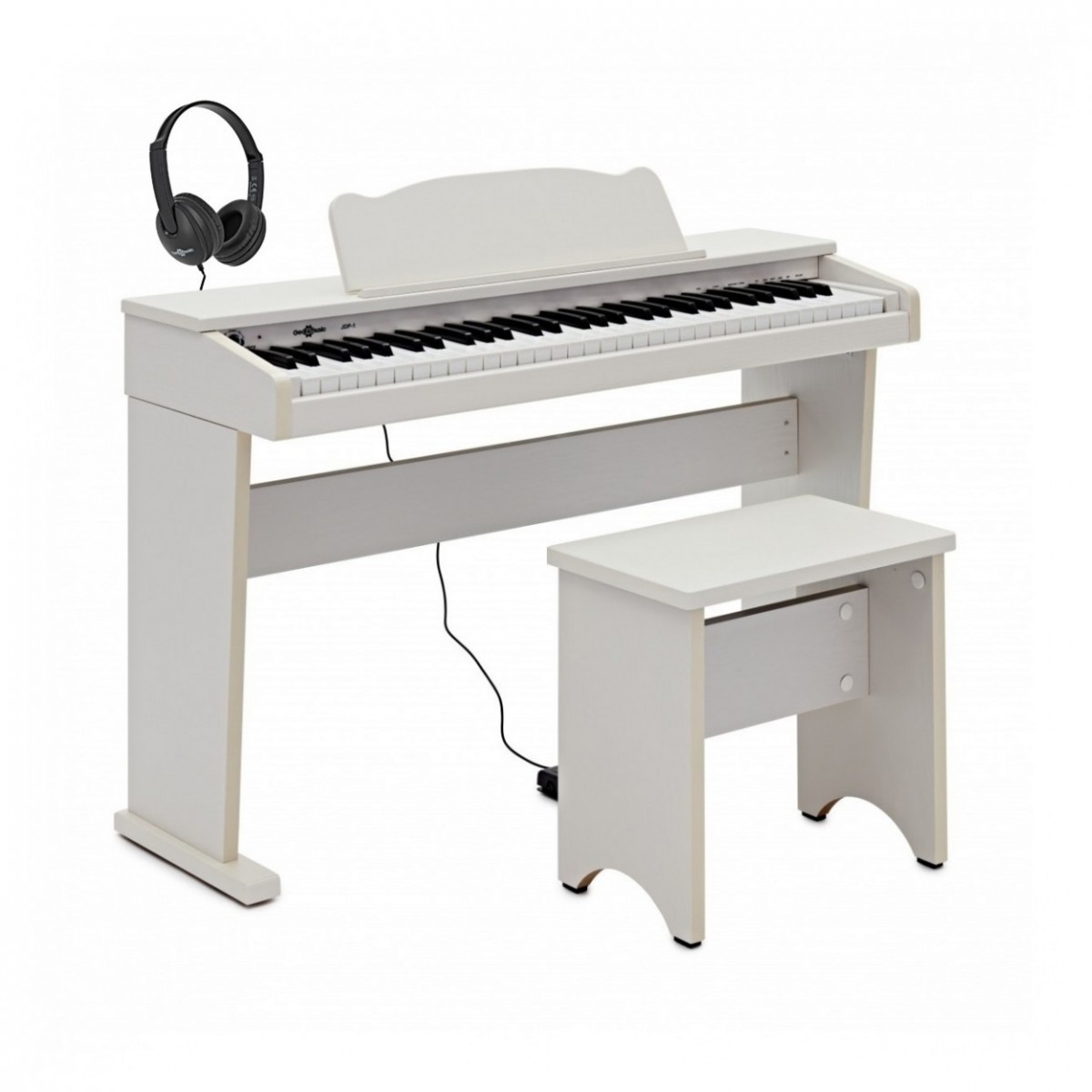 JDP-1 Junior Digital Piano with Headphones, White