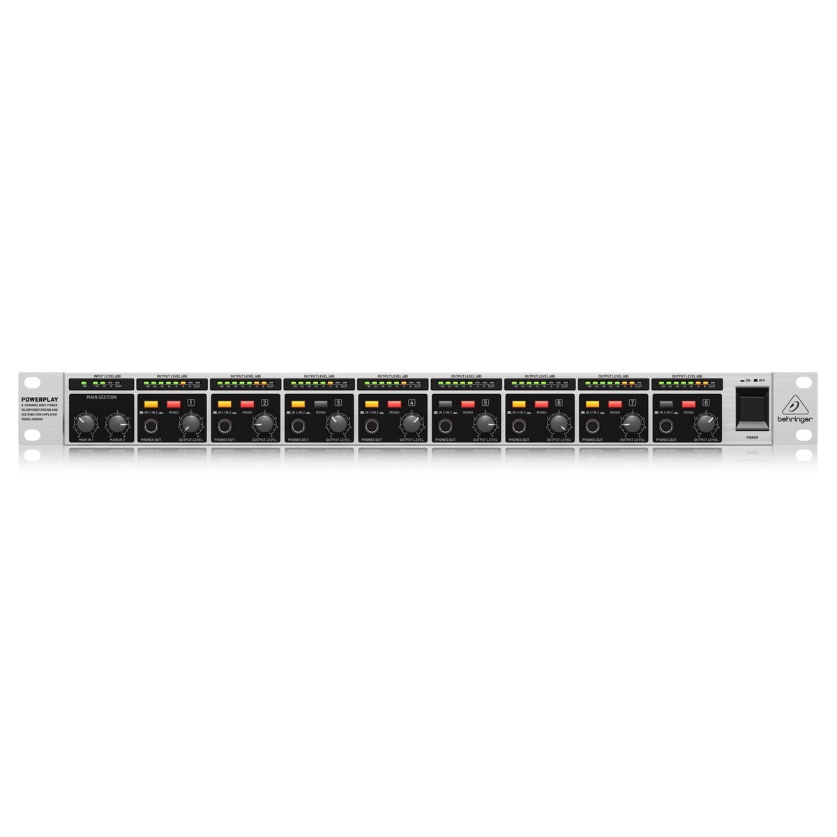 Behringer HA8000 V2 8-Channel Headphone Amplifier