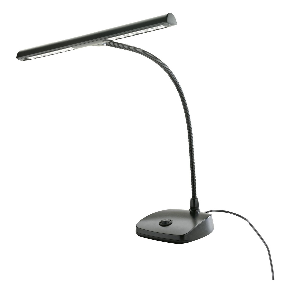 K&M 12297 LED Piano Lamp, Black, EU Plug