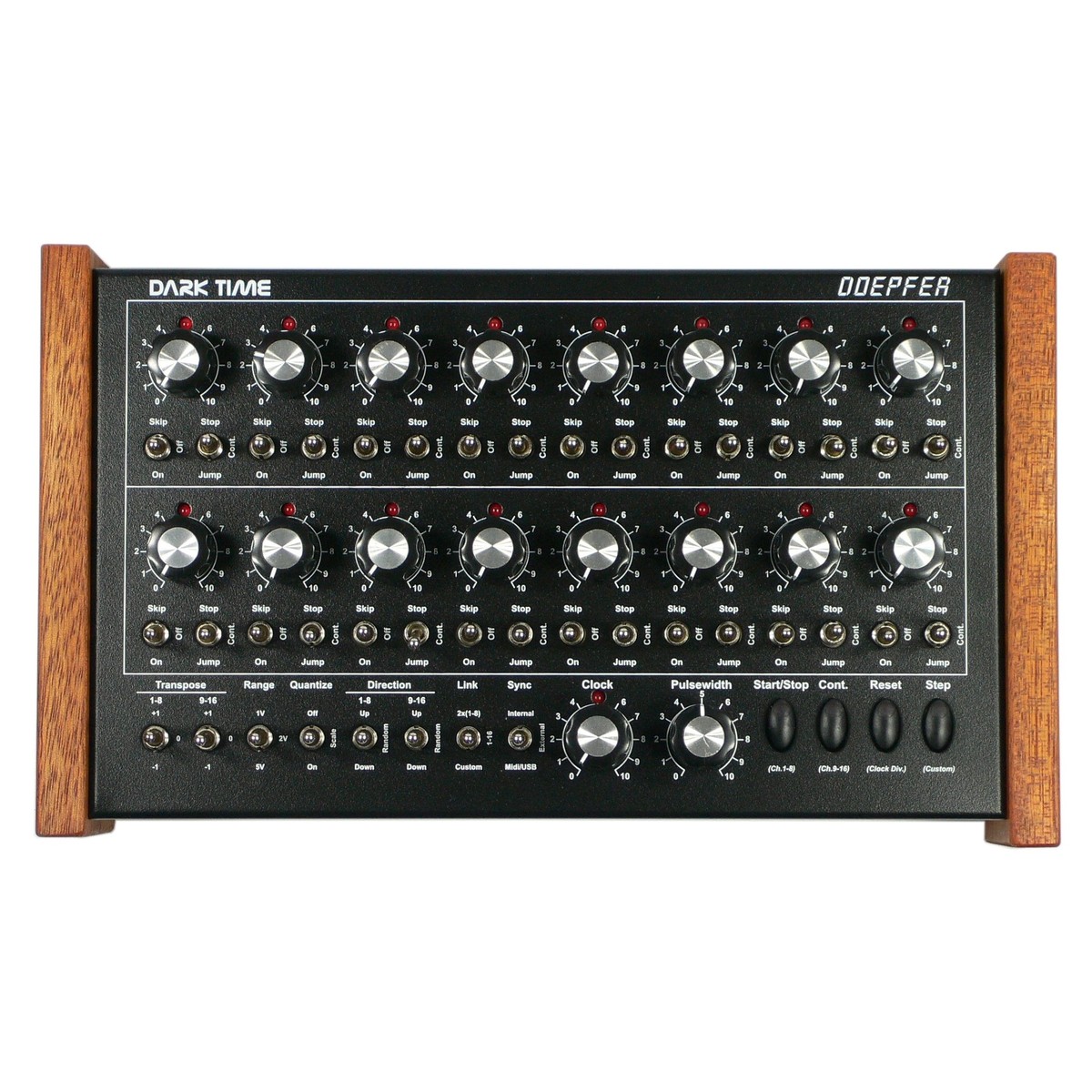Doepfer Dark Time Analog Sequencer With Red LEDs