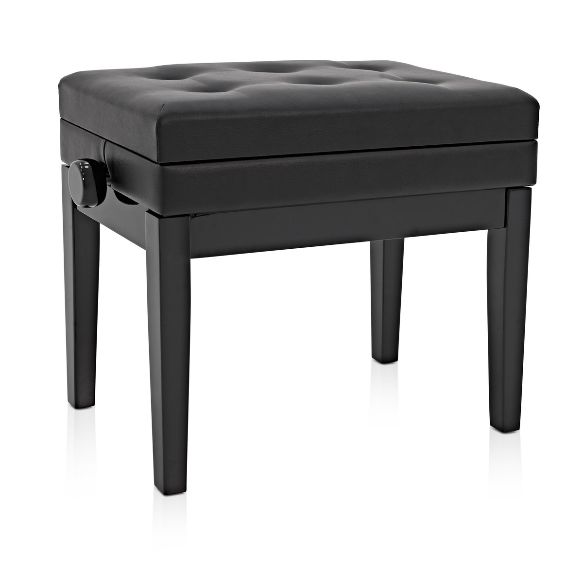 Deluxe Piano Stool with Storage by Gear4music