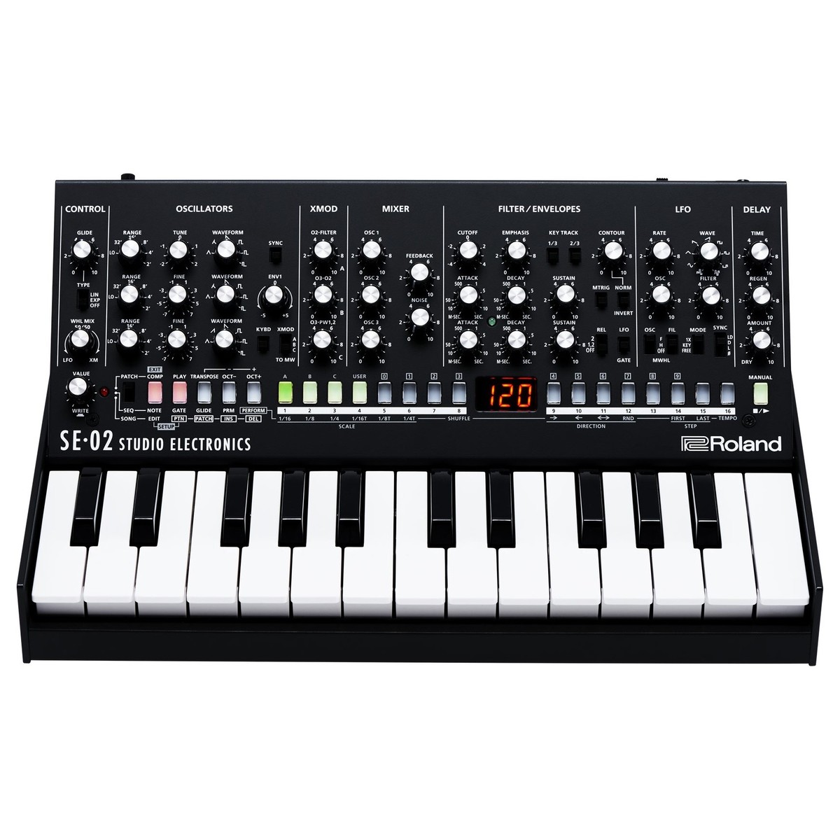 Roland SE-02 Analogue Synthesizer With Roland K-25m Keyboard