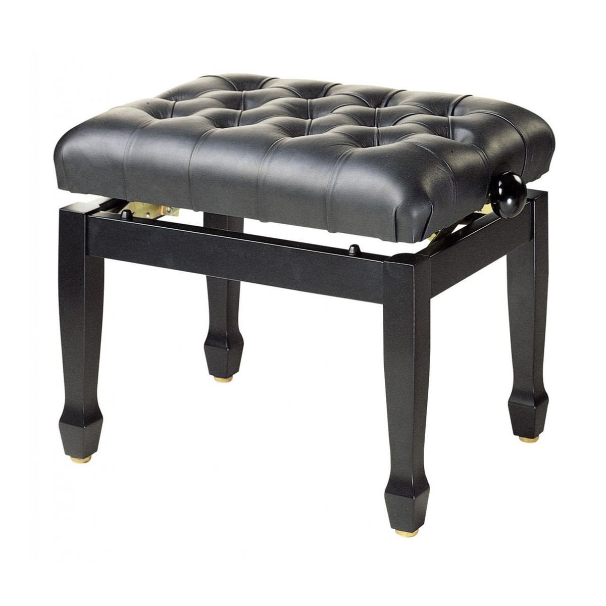Stagg Concert Vinyl Piano Stool, Black