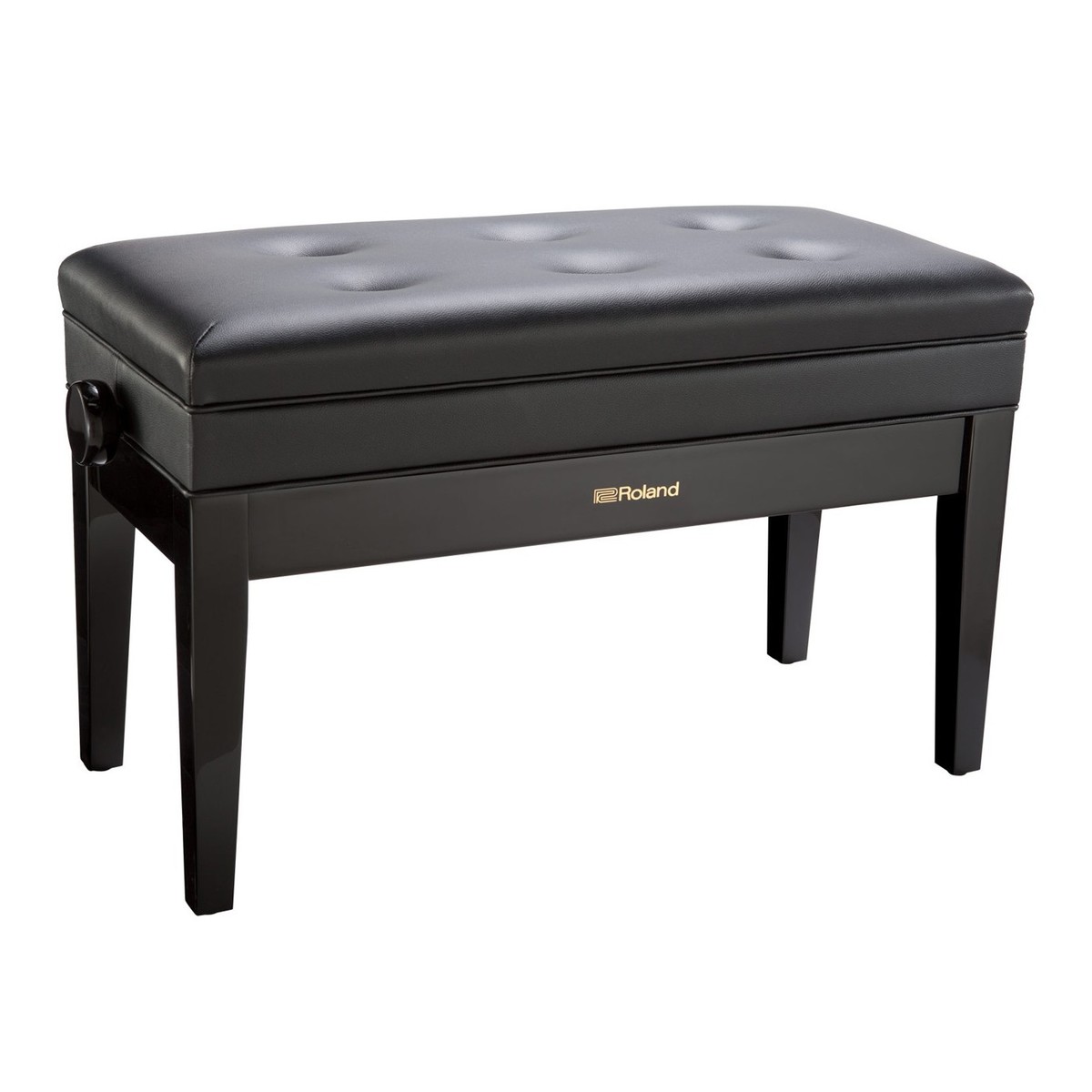 Roland RPB-D400PE Double Piano Bench, Polished Ebony