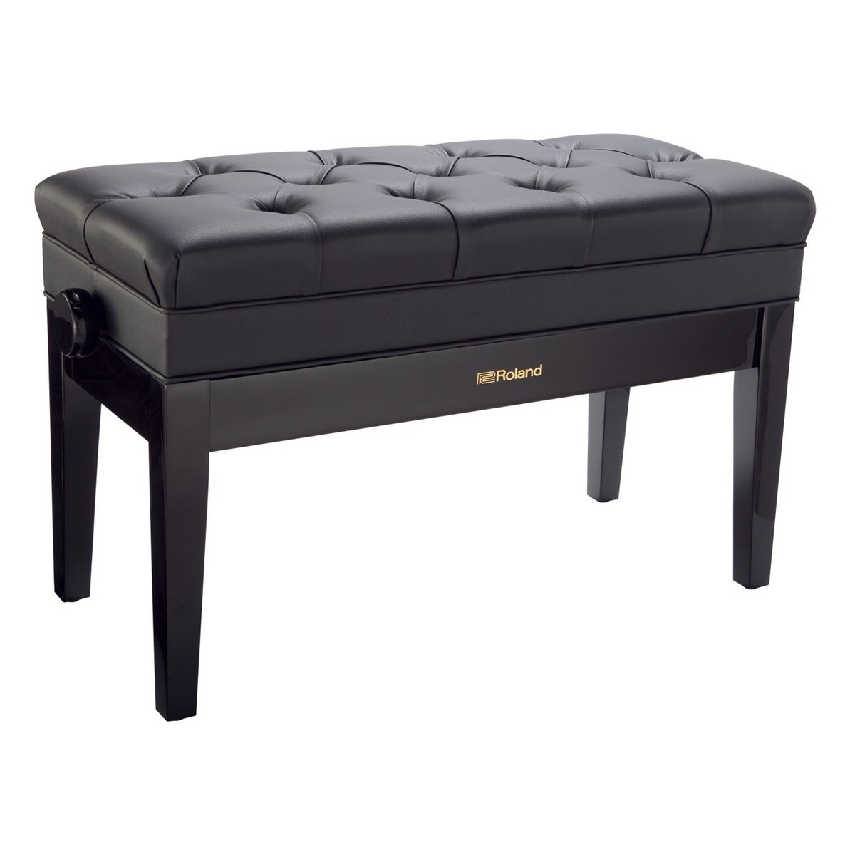 Roland RPB-D500PE Double Piano Bench, Polished Ebony