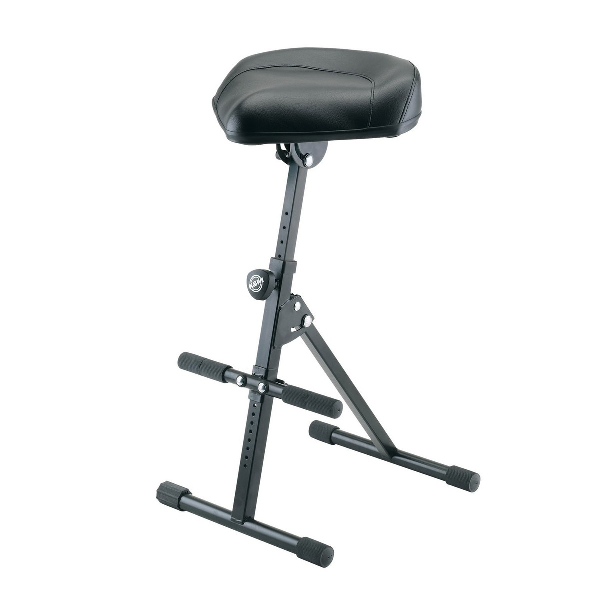 K&M 14047 Pneumatic Stool, Black