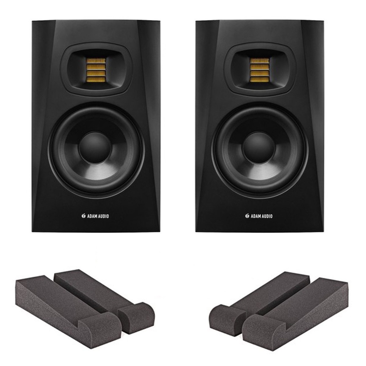 ADAM Audio T5V Studio Monitors with Iso Pads