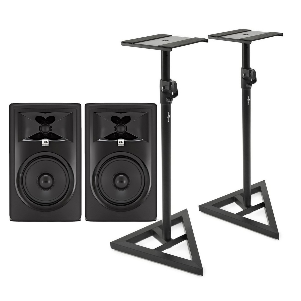 JBL 306P MKII with Stands, Pair