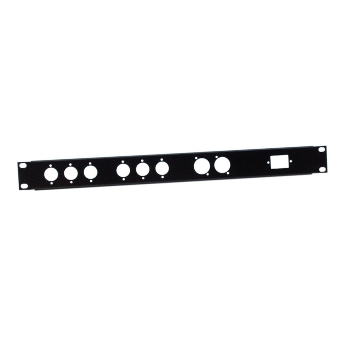 Adam Hall 19'' U Shaped Rack Panel With Universal Holes, 1U