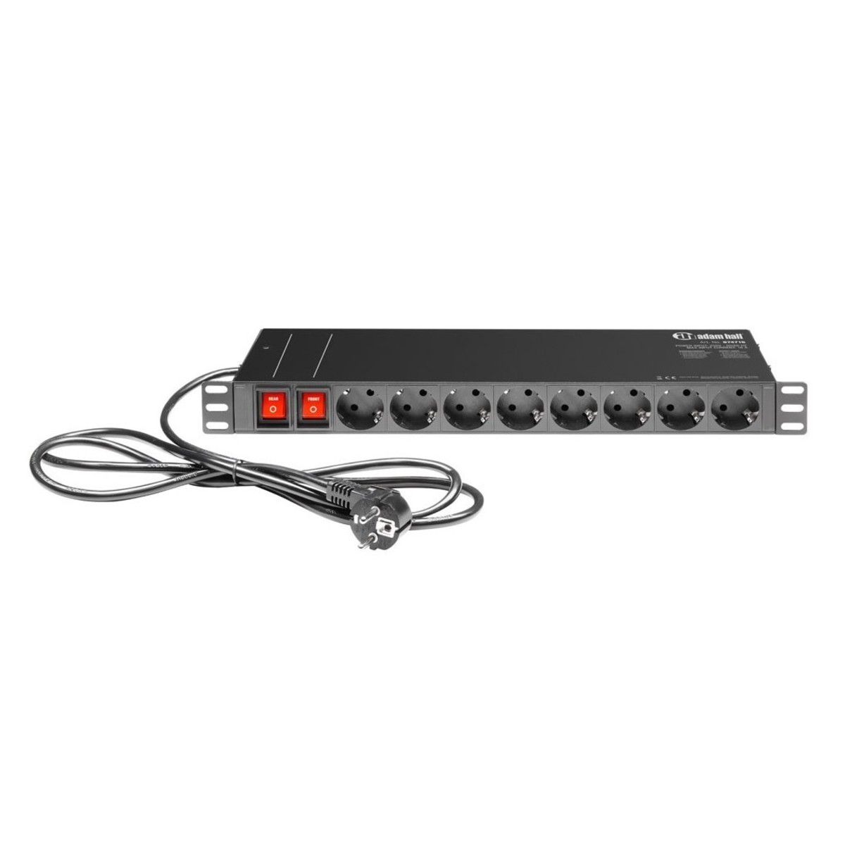 Adam Hall 19'' EU Power Strip, 16 Sockets