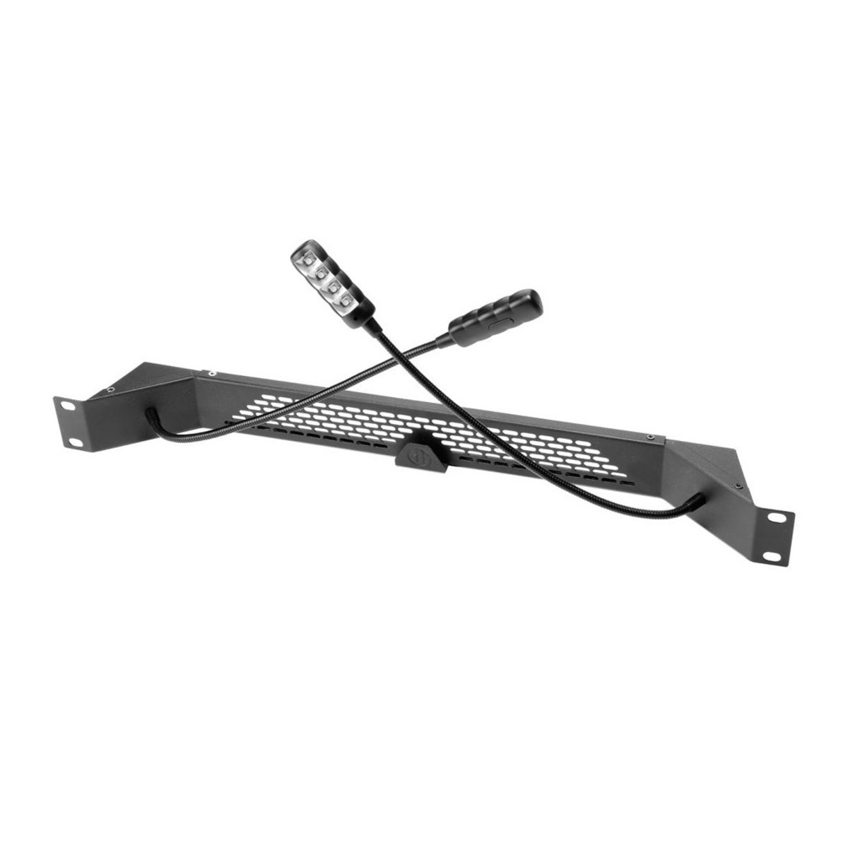 Adam Hall 19'' Dual Gooseneck RGB and White COB LED Rack Light
