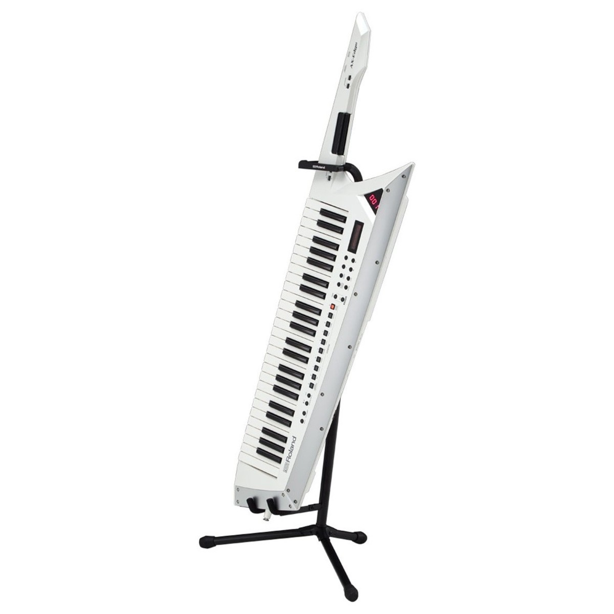Roland AX-Edge Keytar, White with Stand