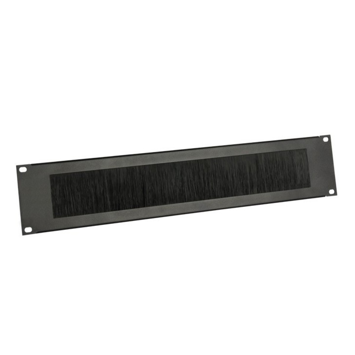 Adam Hall 19'' Steel Rack Panel with Brush Strip, 2U