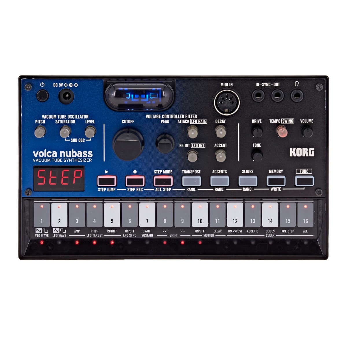 Korg Volca Nubass Vacuum Tube Synthesizer