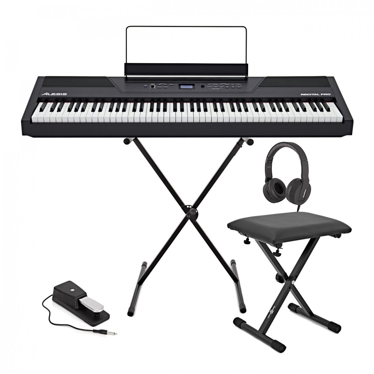 Alesis Recital Pro Piano Bundle