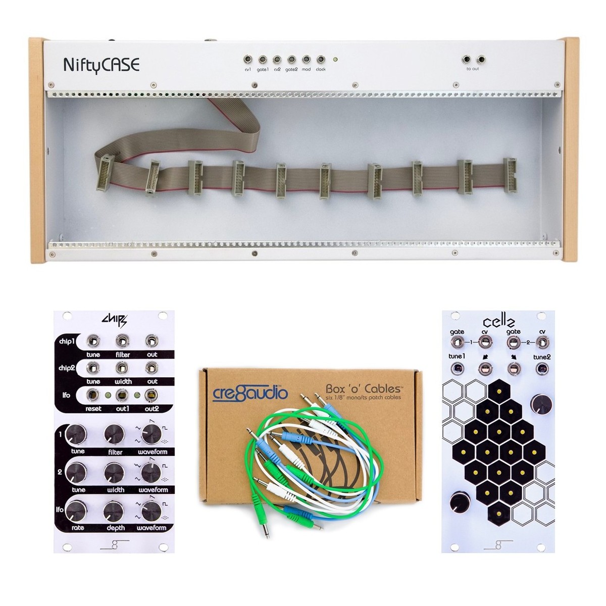 Cre8audio NiftyBUNDLE, Case, Cellz, Chipz and Cables