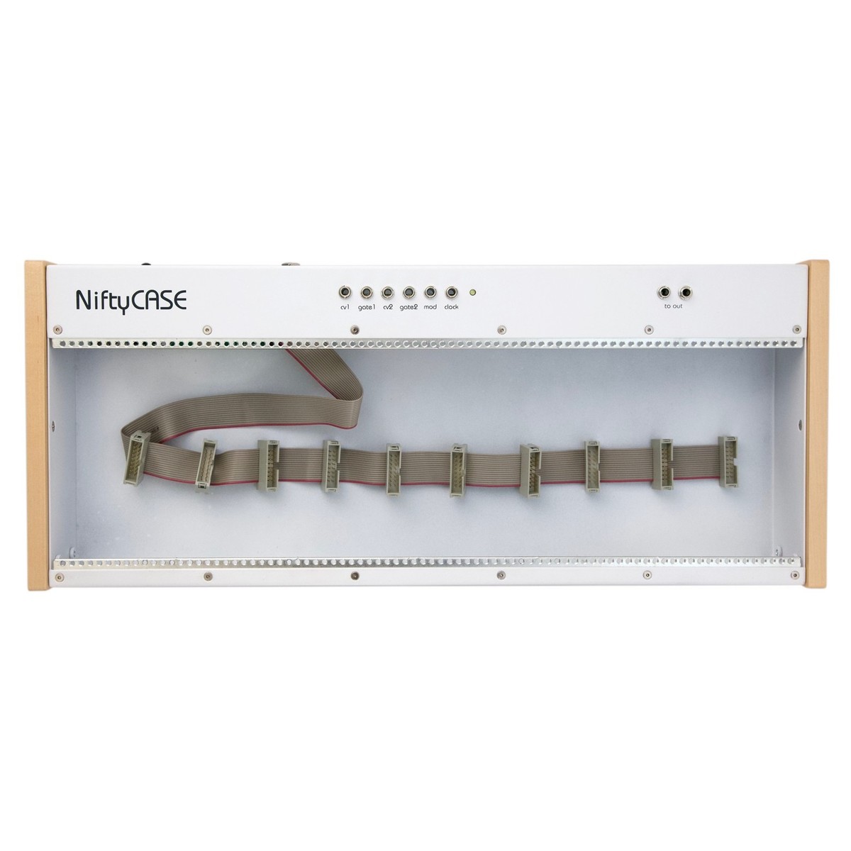 Cre8audio NiftyCASE Powered Eurorack Case with MIDI to CV