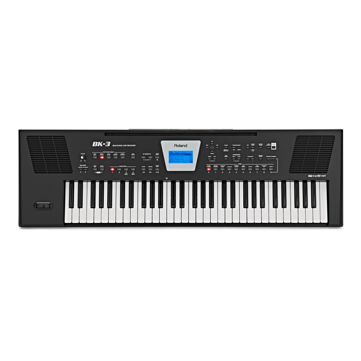 Roland BK-3 Compact Backing Keyboard, Black
