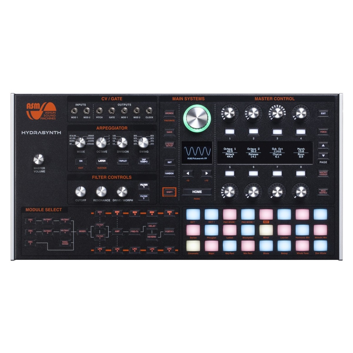 ASM Hydrasynth Digital Wave Morphing Synthesizer, Desktop