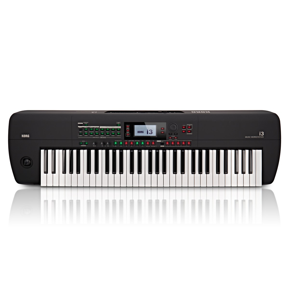 Korg I3 Portable Arranger Workstation, Black