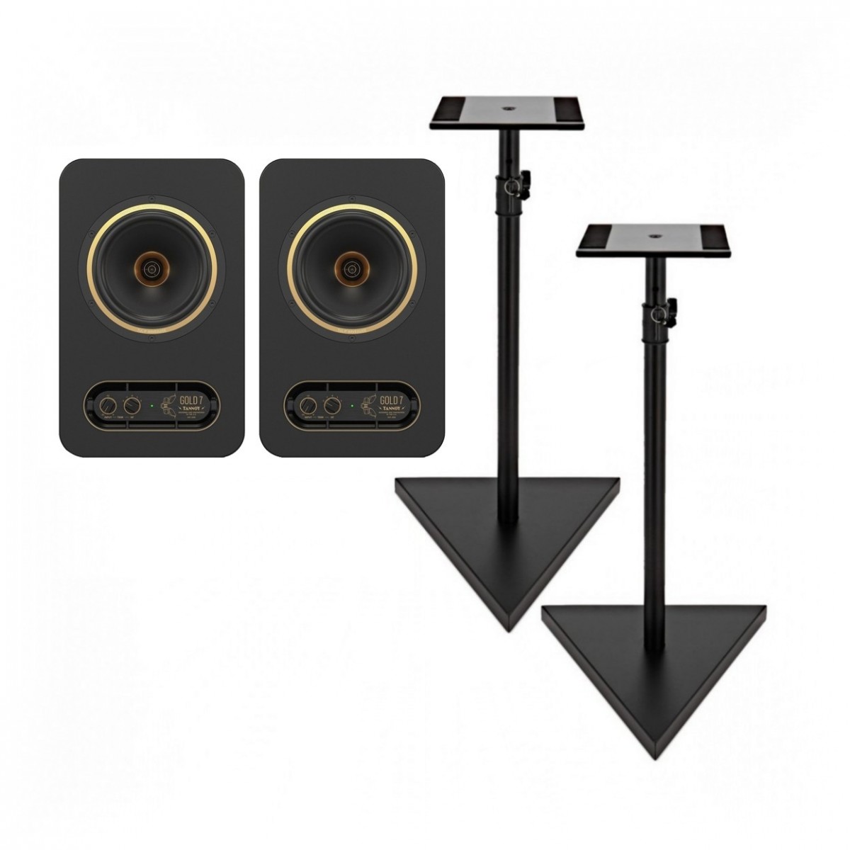 Tannoy GOLD 7 7'' Active Monitor Speaker Pair with Stands