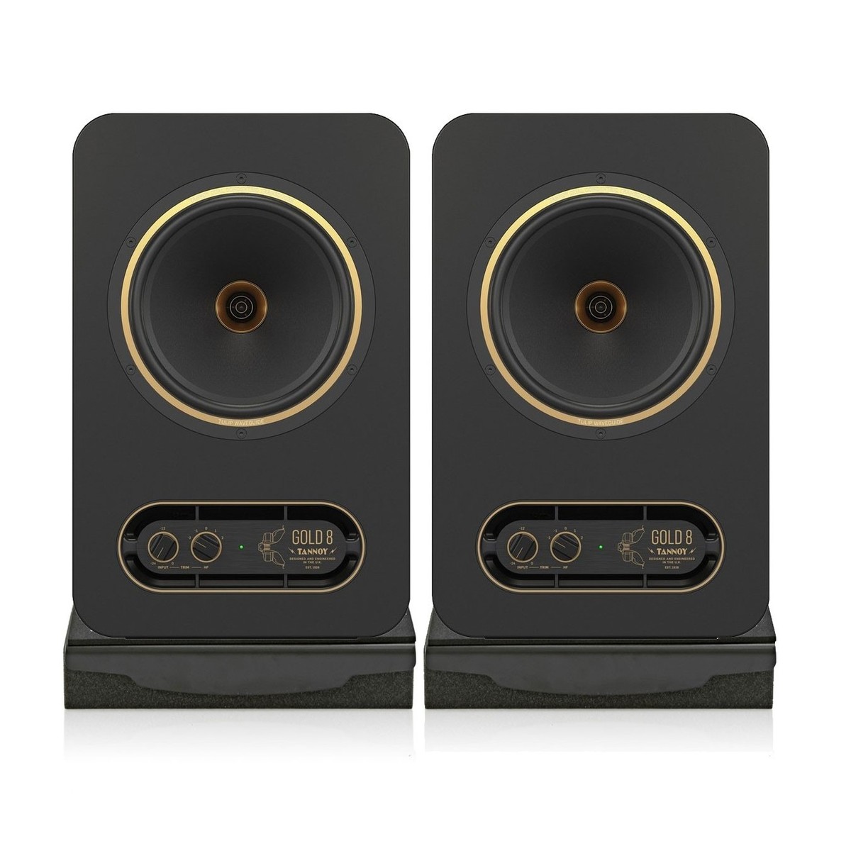 Tannoy GOLD 8 8'' Active Monitor Speakers with Isolation Pads