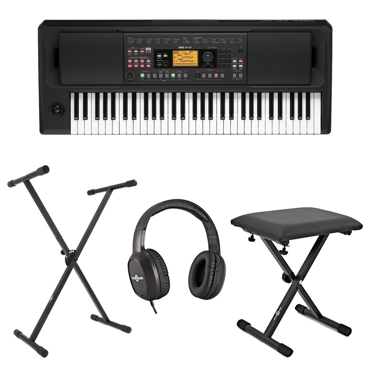 Korg EK50 Entertainer Keyboard X-Frame Package