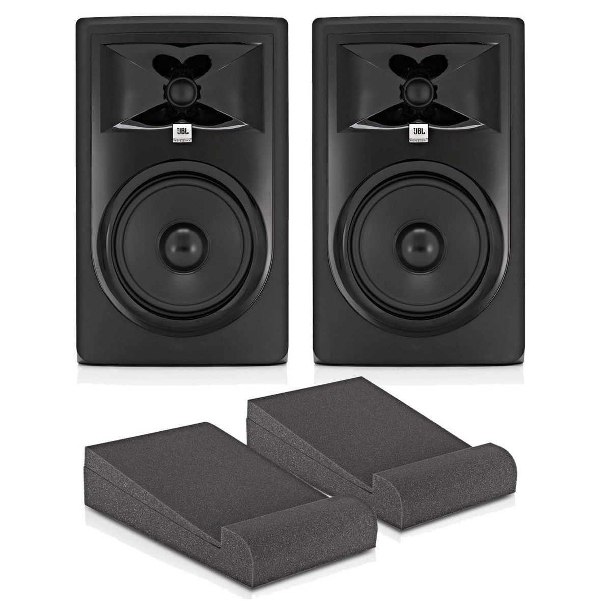 JBL 306P MKII with Isolation Pads, Pair