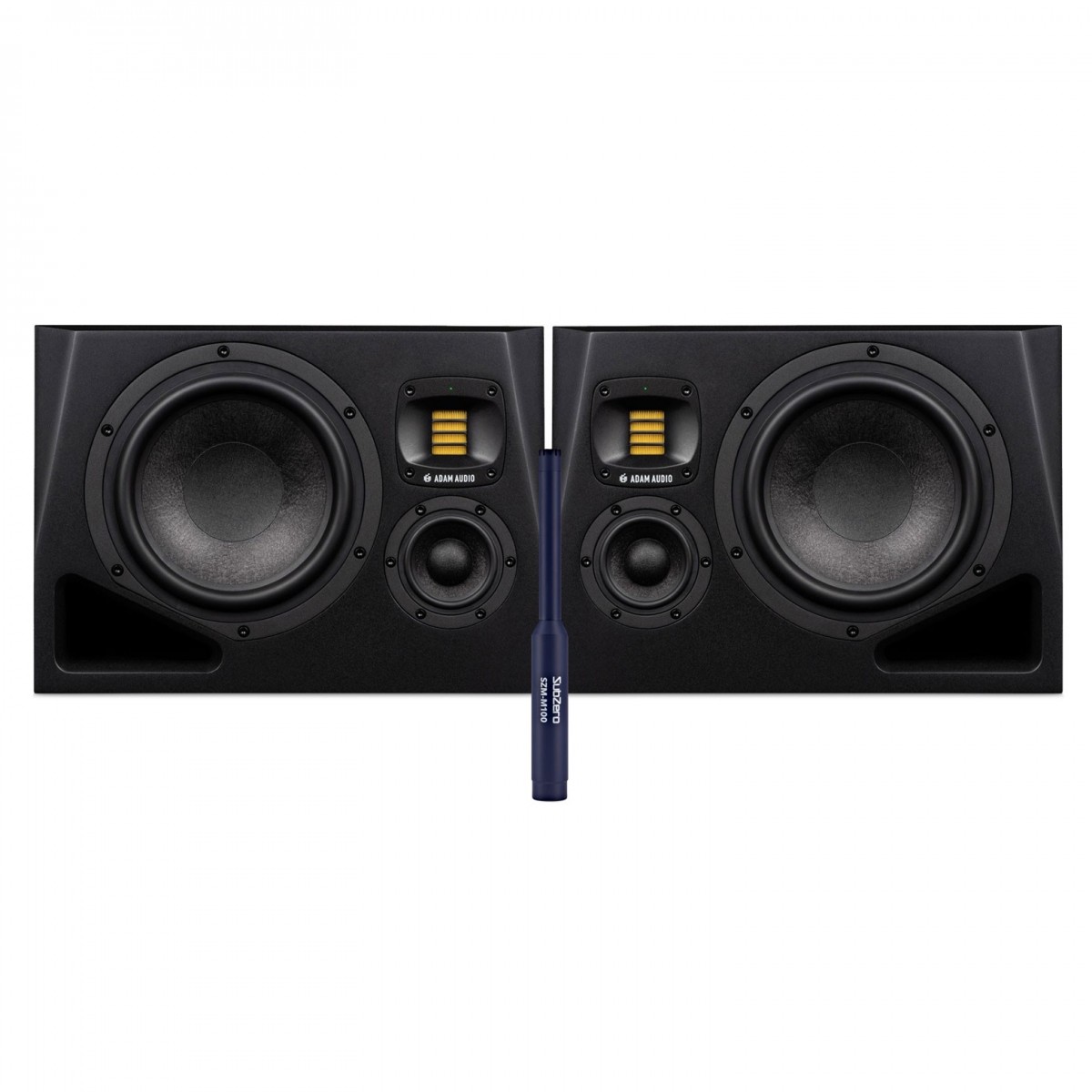 ADAM Audio A8H Monitors with SubZero M100 Reference Microphone