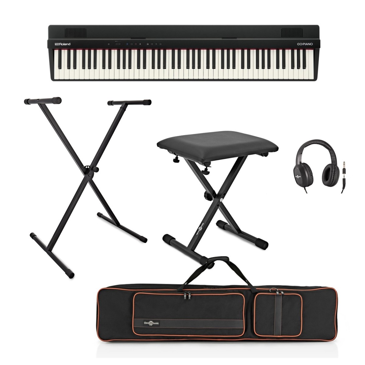 Roland Go:Piano PX 88 Key Digital Piano Complete Bundle
