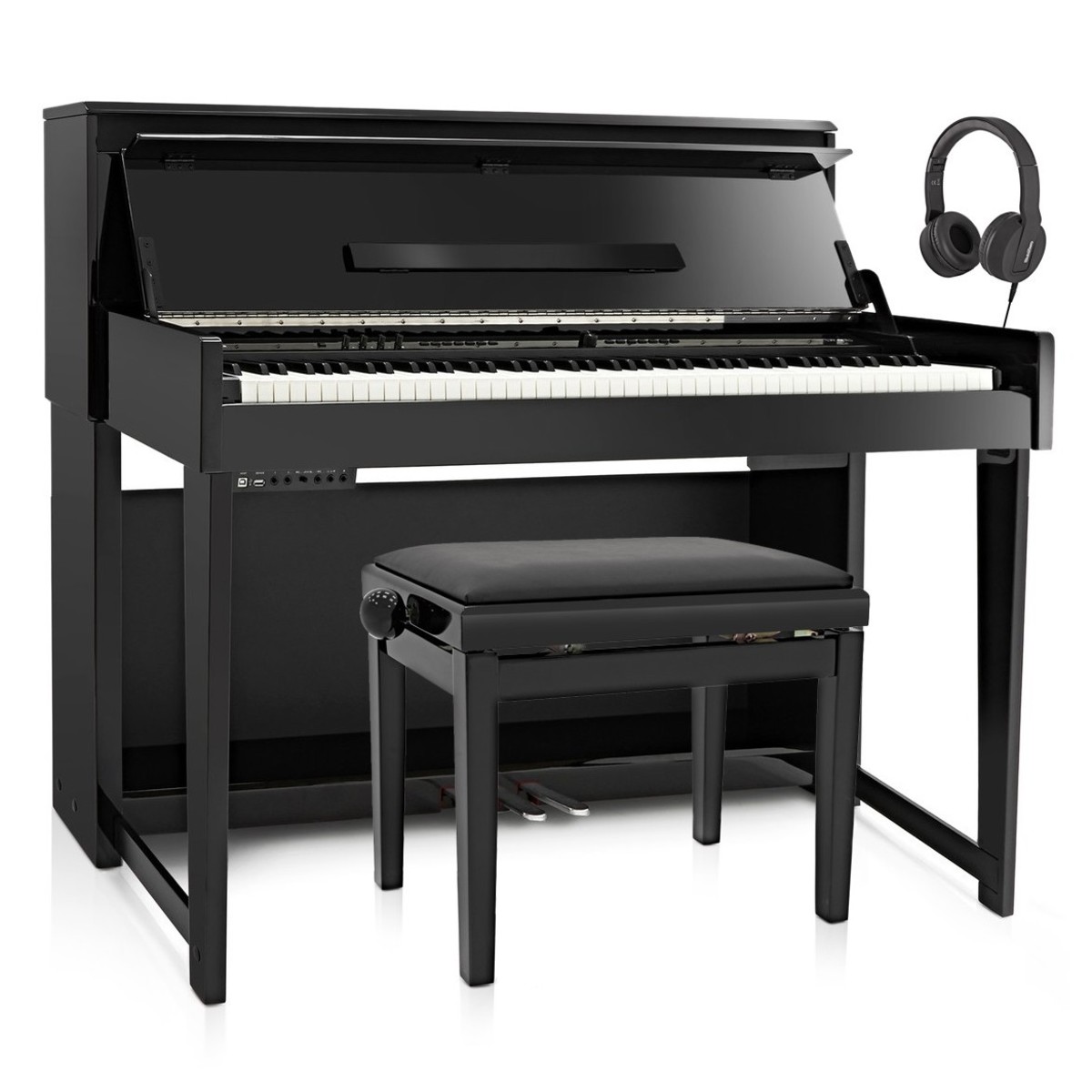 DP-90U Upright Digital Piano by Gear4music + Accessory Pack