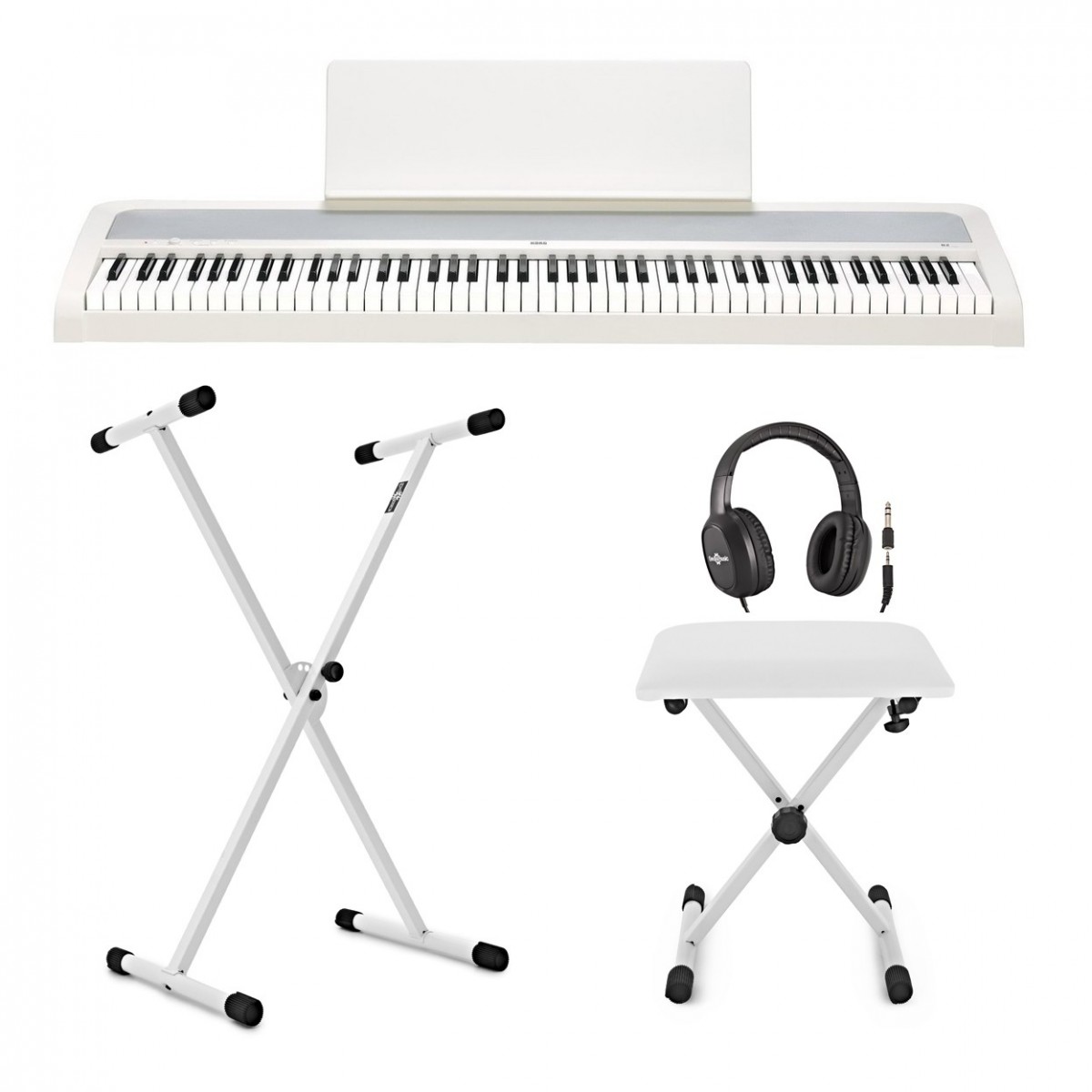 Korg B2 Digital Piano X Frame Package, White