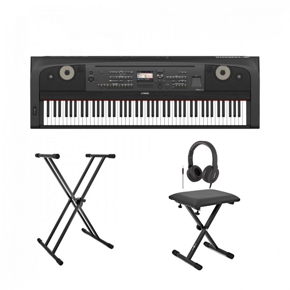 Yamaha DGX 670 Digital Piano Package, Black