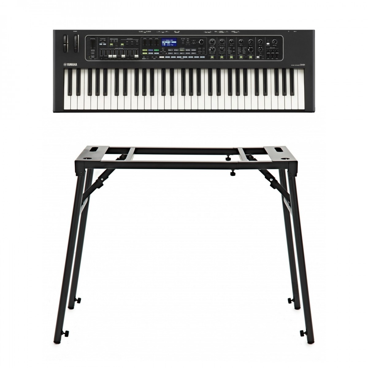 Yamaha CK61 Stage Keyboard with Deluxe Keyboard Stand