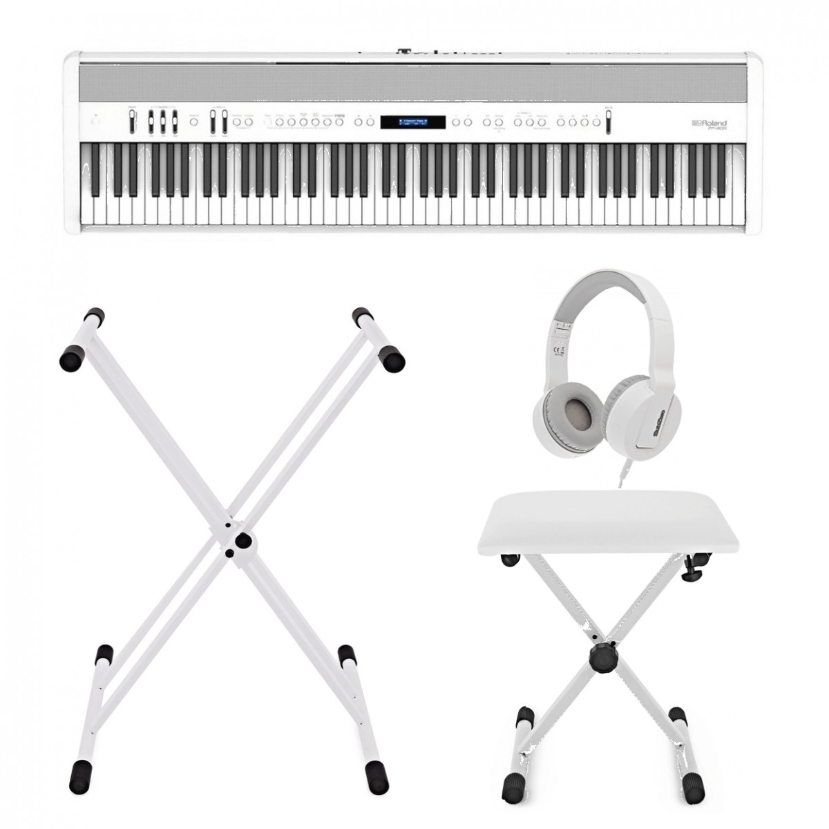 Roland FP-60X Digital Piano, White Package