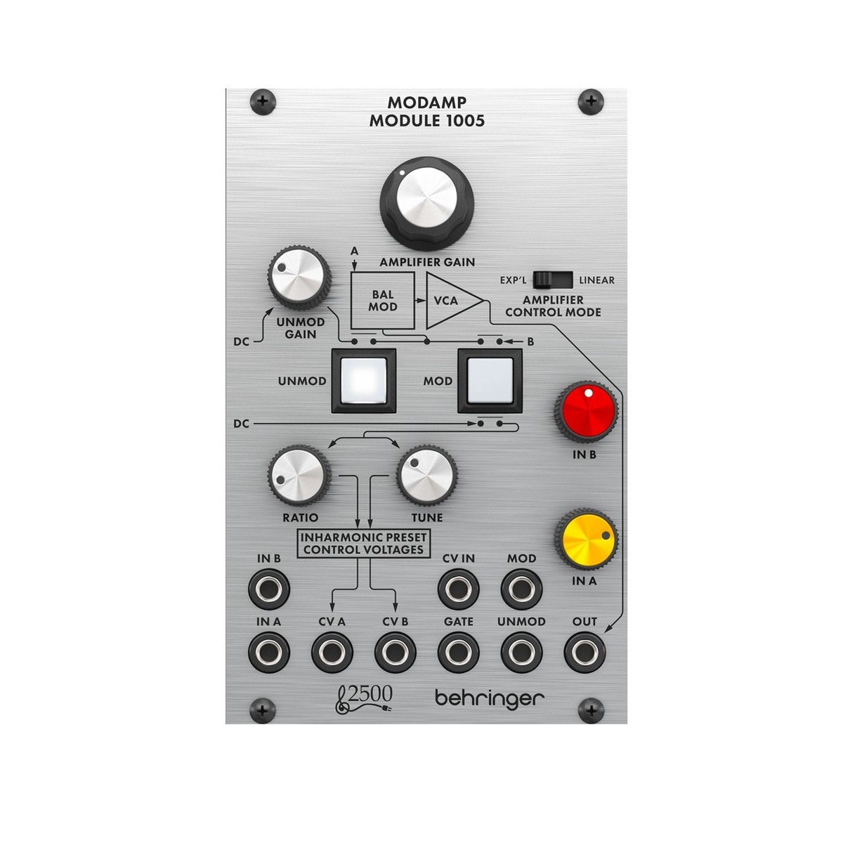 Behringer 1005 Ring Modulator and VCA Module (16HP)