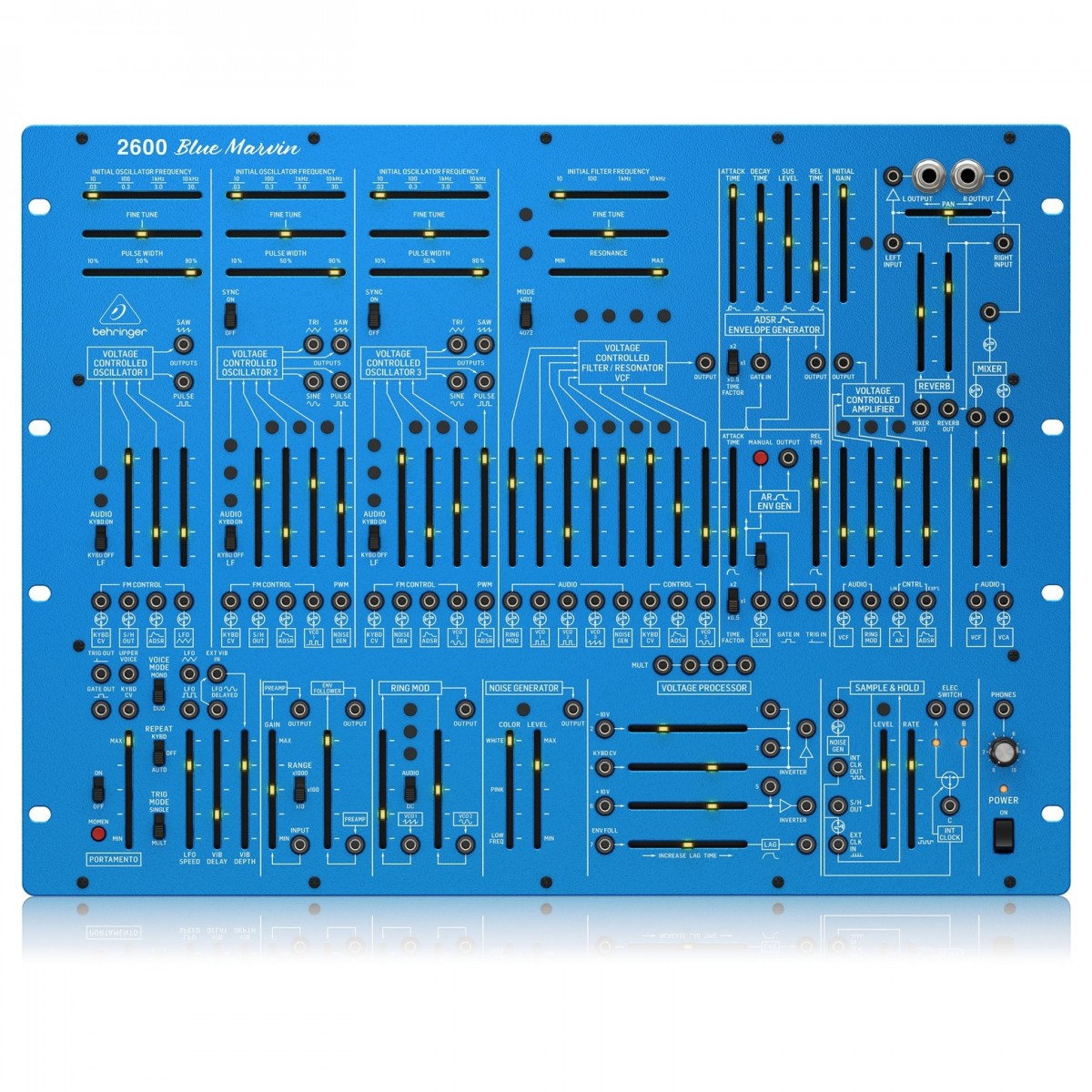 Behringer 2600 Analog Synthesizer, Blue Marvin