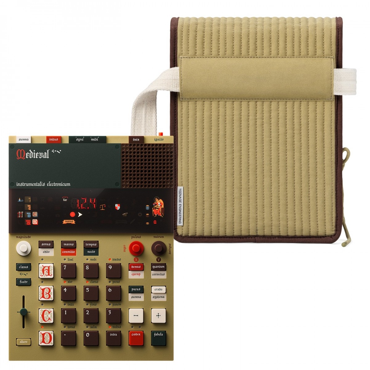 Teenage Engineering EP-1320 Medieval with Quilt Bag