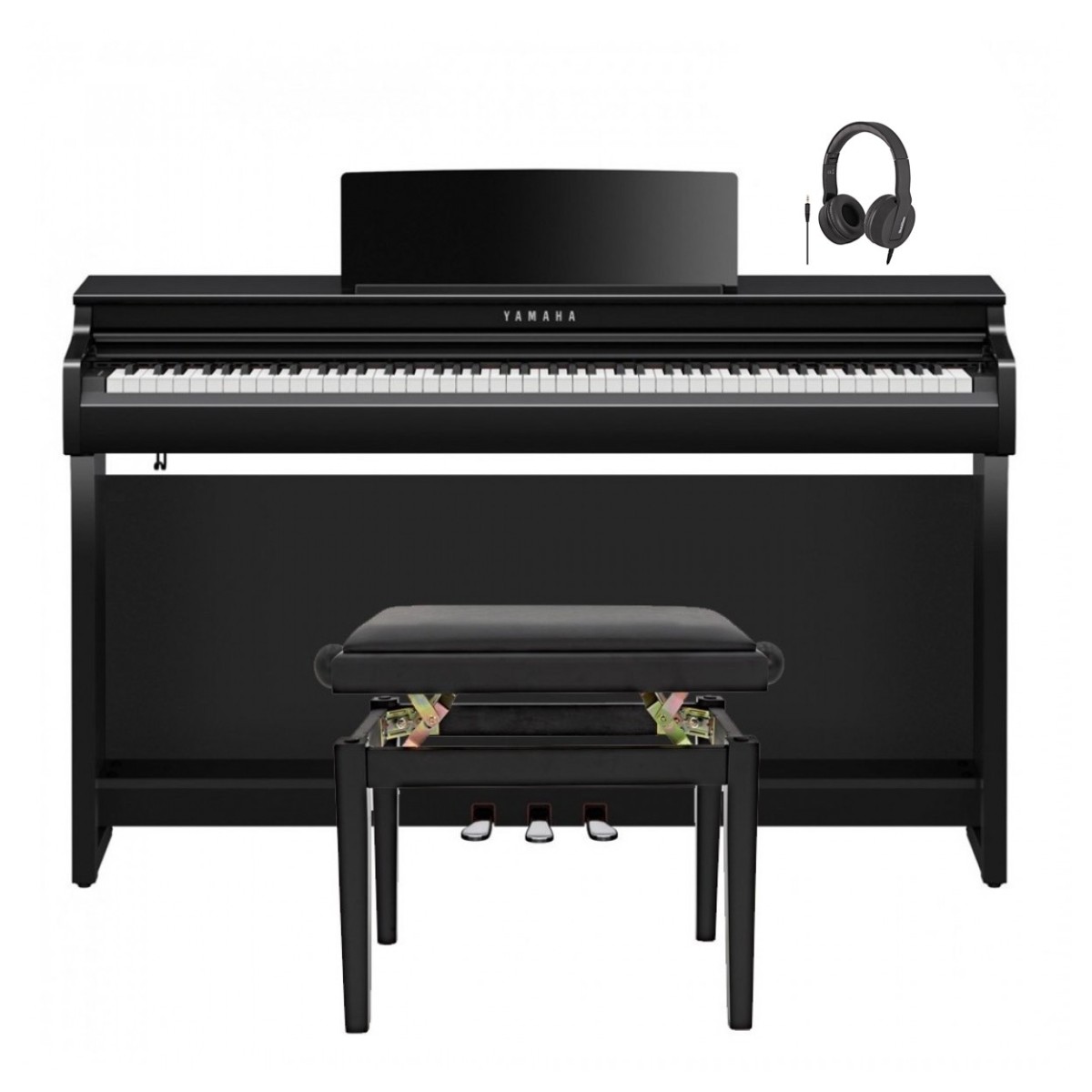 Yamaha CLP 835 Digital Piano Package, Polished Ebony