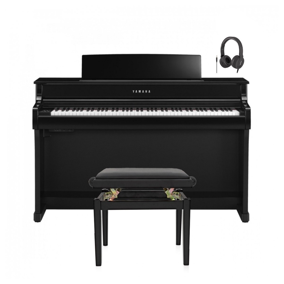 Yamaha CLP 845 Digital Piano Package, Polished Ebony