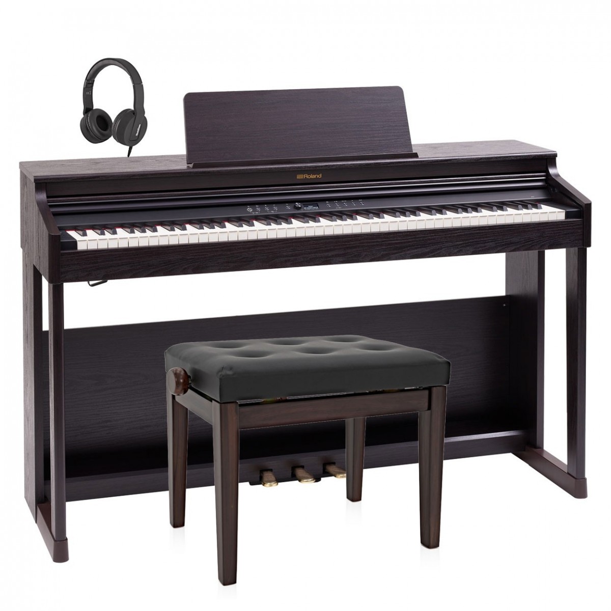 Roland RP701 Digital Piano Package, Dark Rosewood