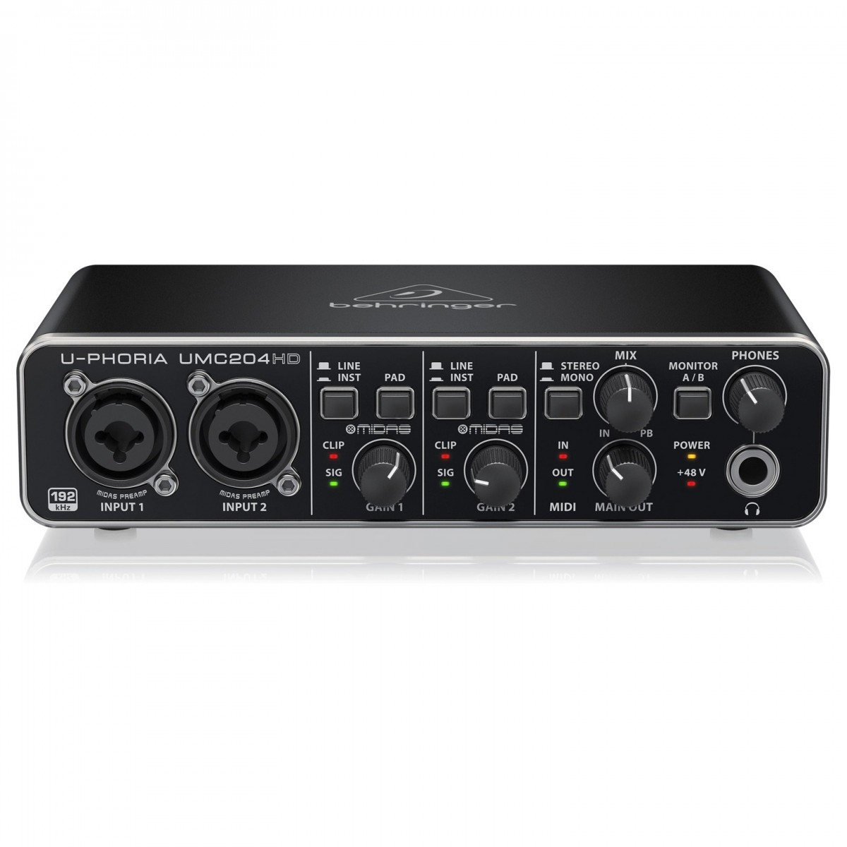 Behringer U-PHORIA UMC204HD USB Audio Interface