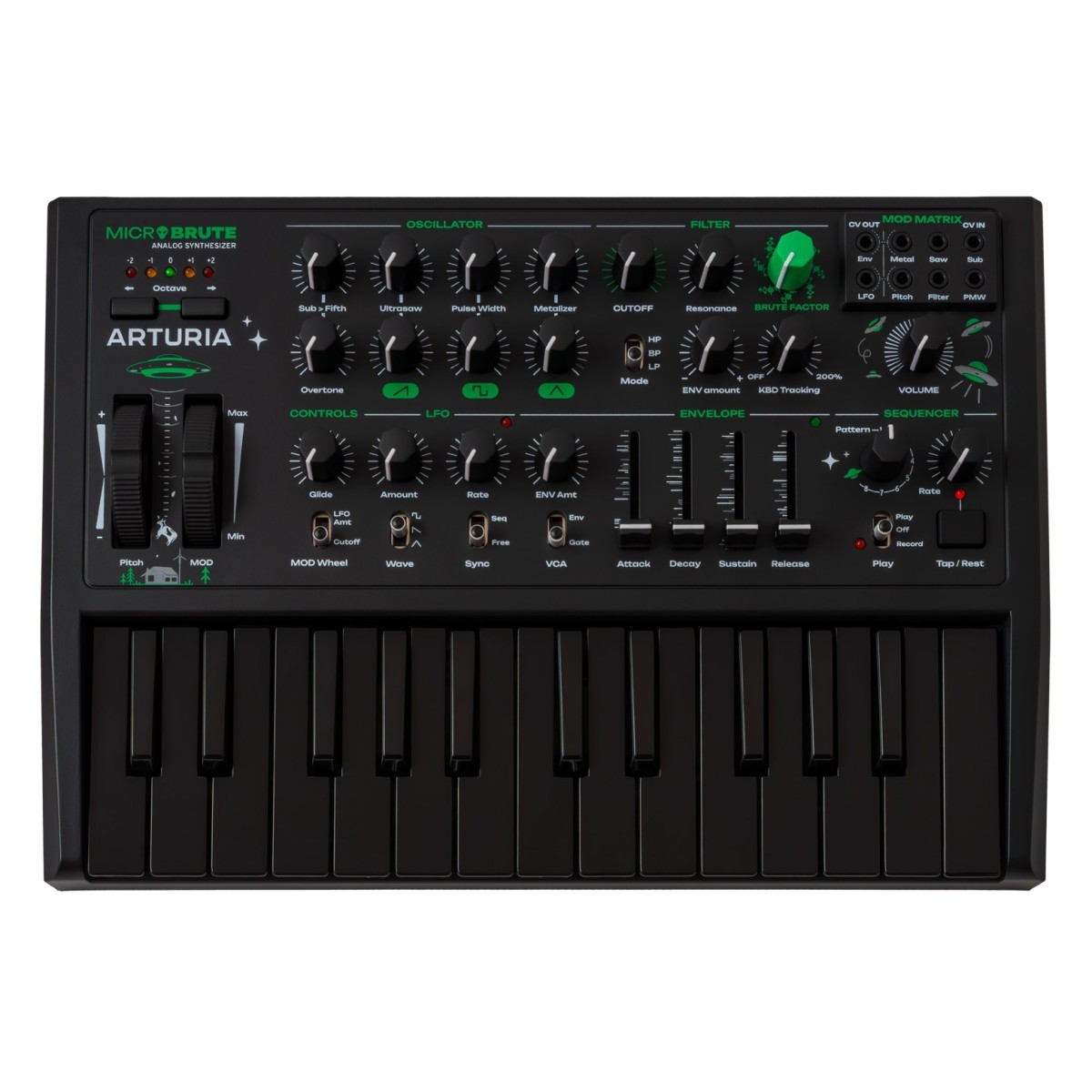 Arturia MicroBrute UFO Limited Edition Analog Monosynth
