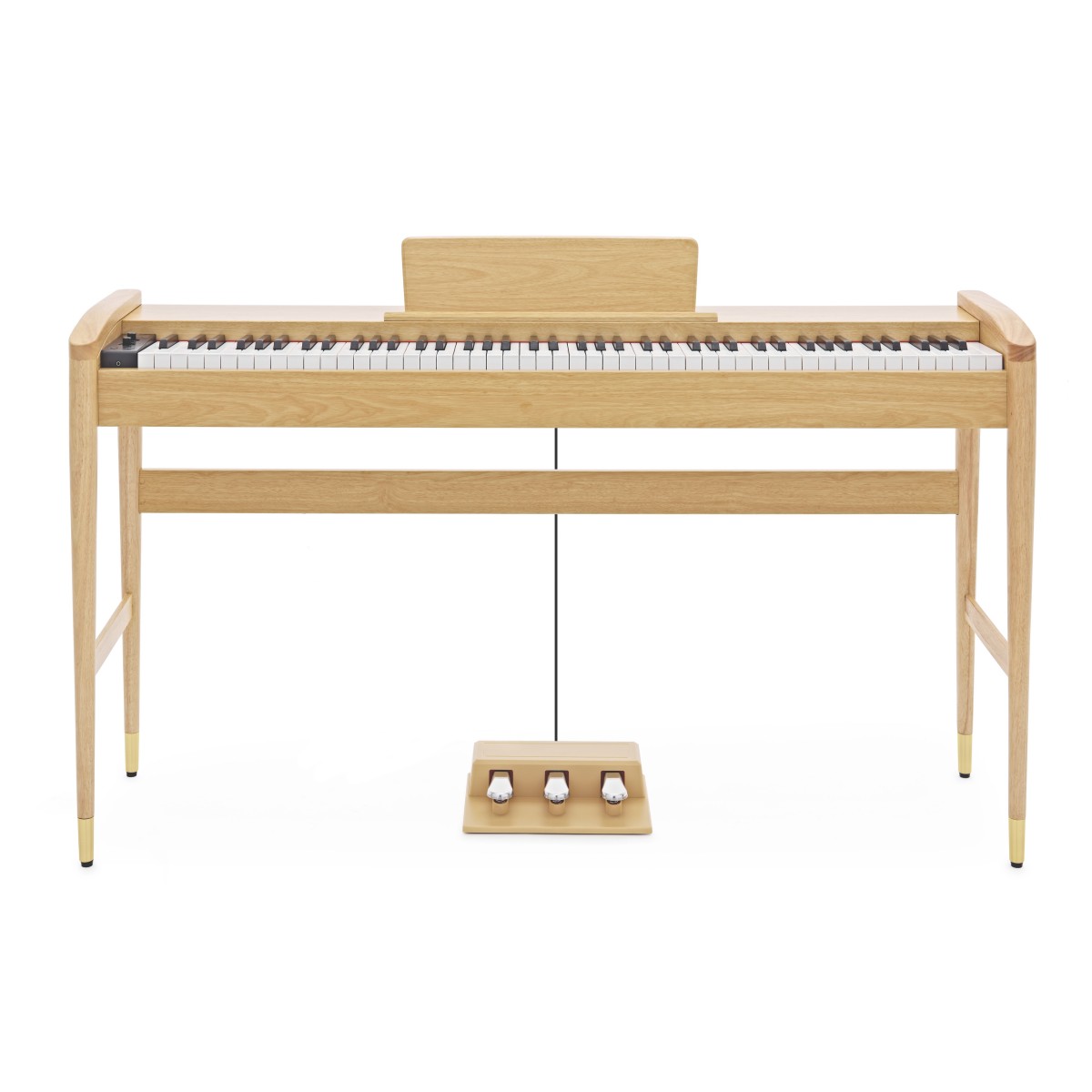 Keynote Contemporary Digital Piano with Bluetooth, Light Oak