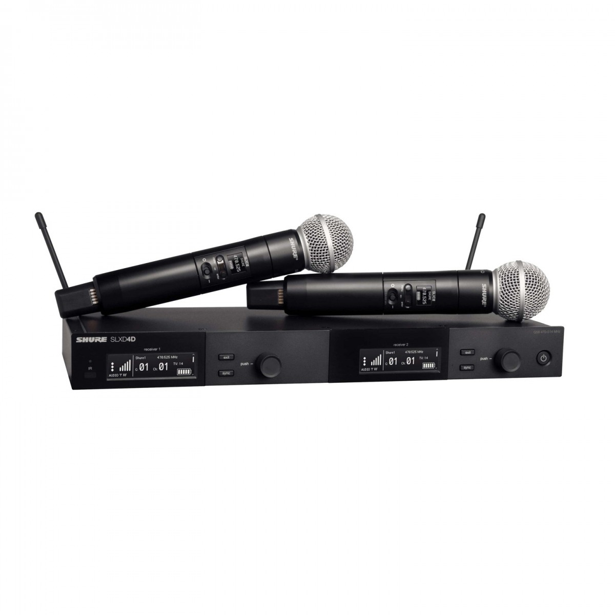 Shure SLXD24D/SM58-K59 Dual Wireless Handheld Microphone System